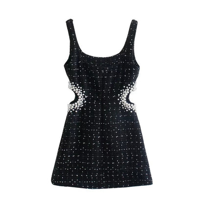 Pearl Woolen Midriff Dress