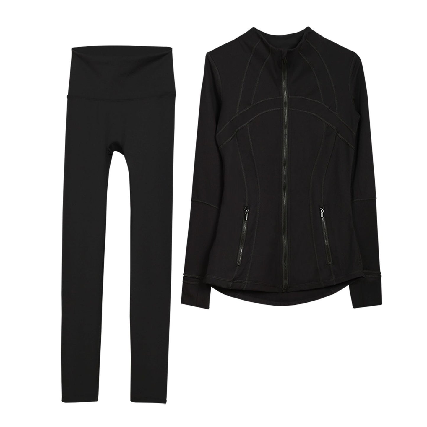 Sports jacket legging Set Black