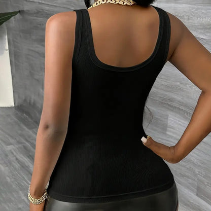 3-Pack Ribbed Slim Fit Tank Tops
