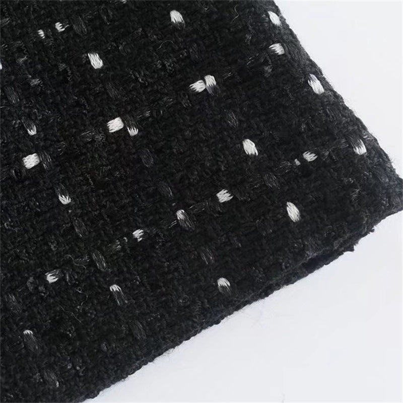 Pearl Woolen Midriff Dress