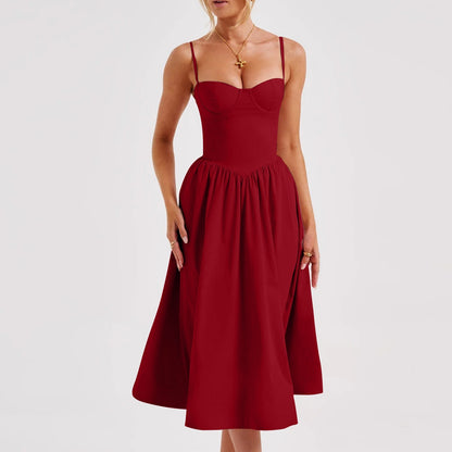 Retro Long Court Style Dress