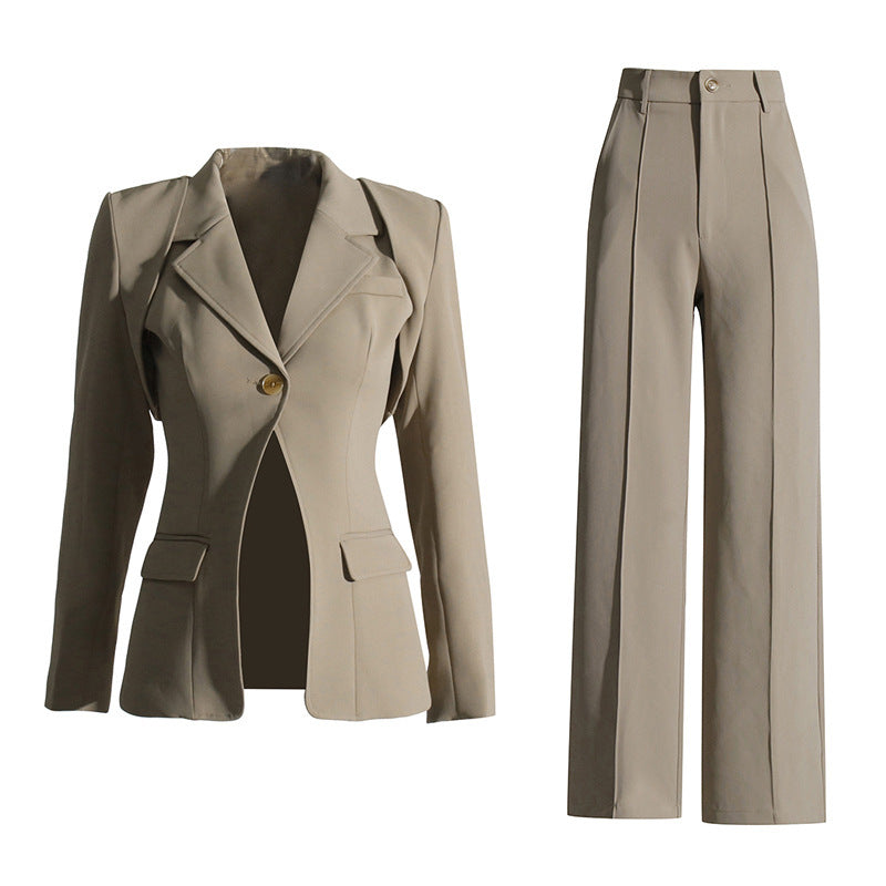 Sweetheart Jacket Vest Pants Set