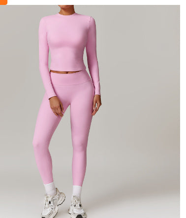 Slimming Long Sleeve Top Coat Active Set