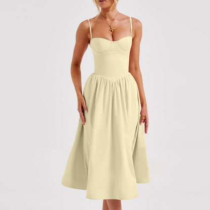 Retro Long Court Style Dress