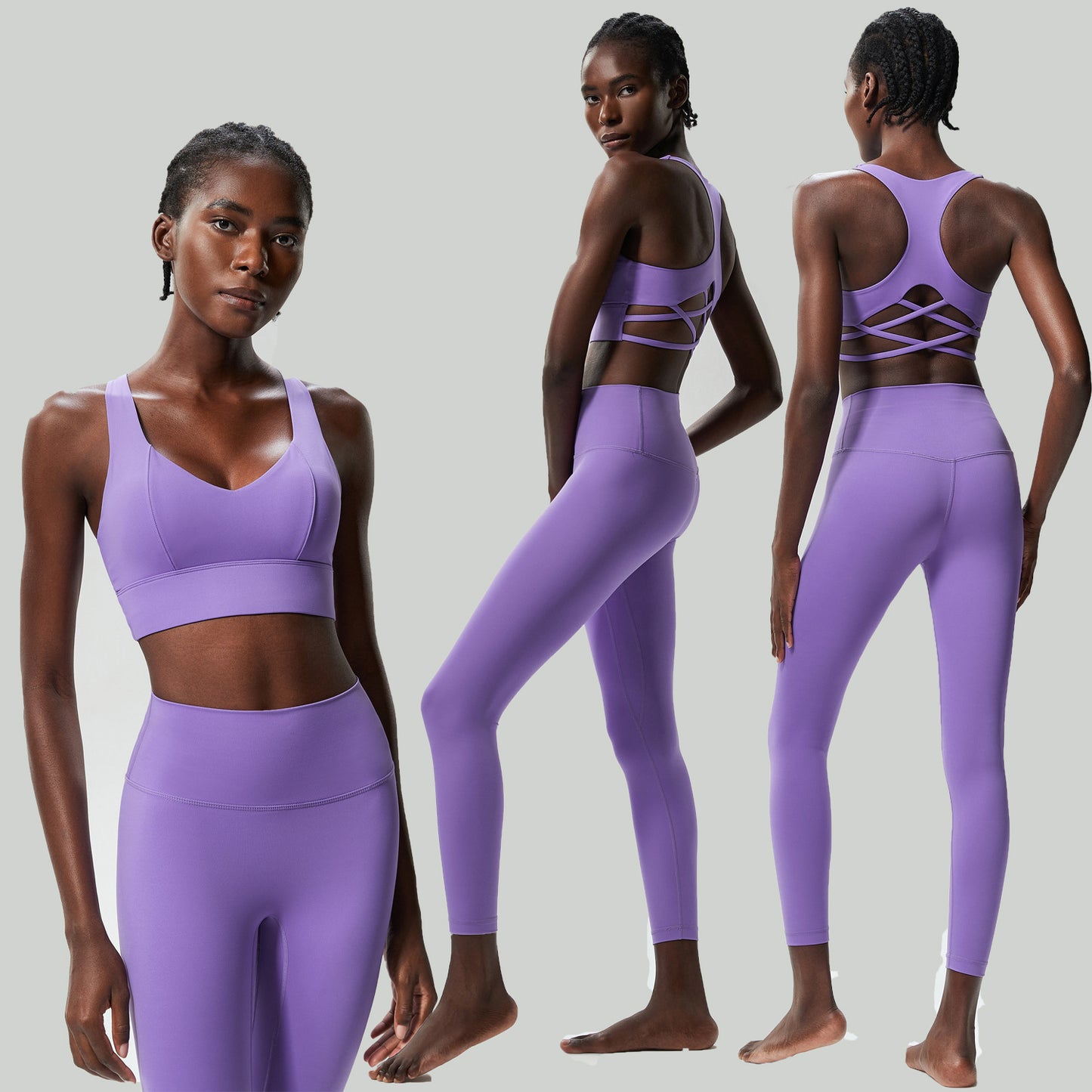 Low Back Cut Out Legging Set