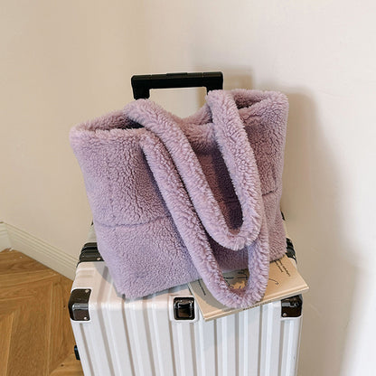 Lamb Wool Shoulder Bag