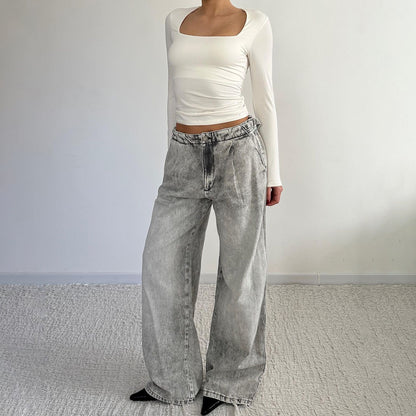 Adjustable Vintage Wash Demin