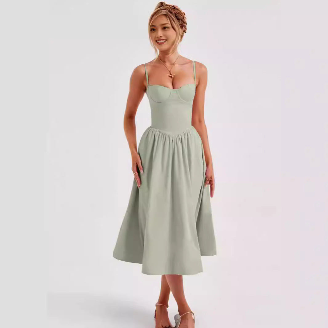 Retro Long Court Style Dress
