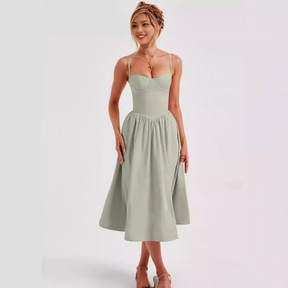 Retro Long Court Style Dress