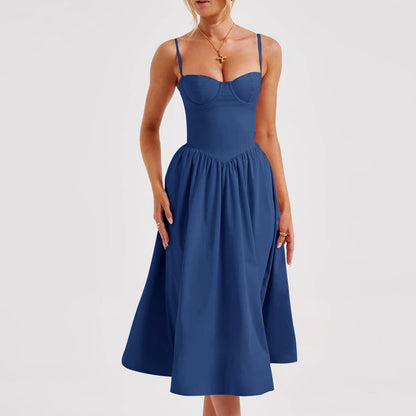 Retro Long Court Style Dress