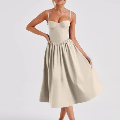 Retro Long Court Style Dress