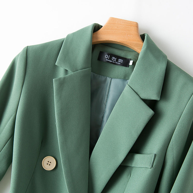 Blazer Pleated Skirt Set