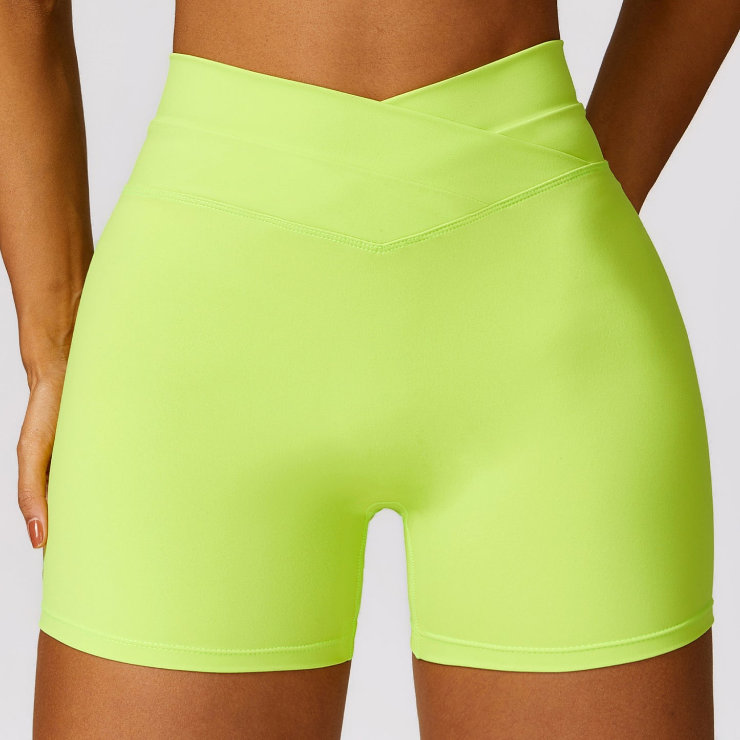 Cross High-waisted Shorts