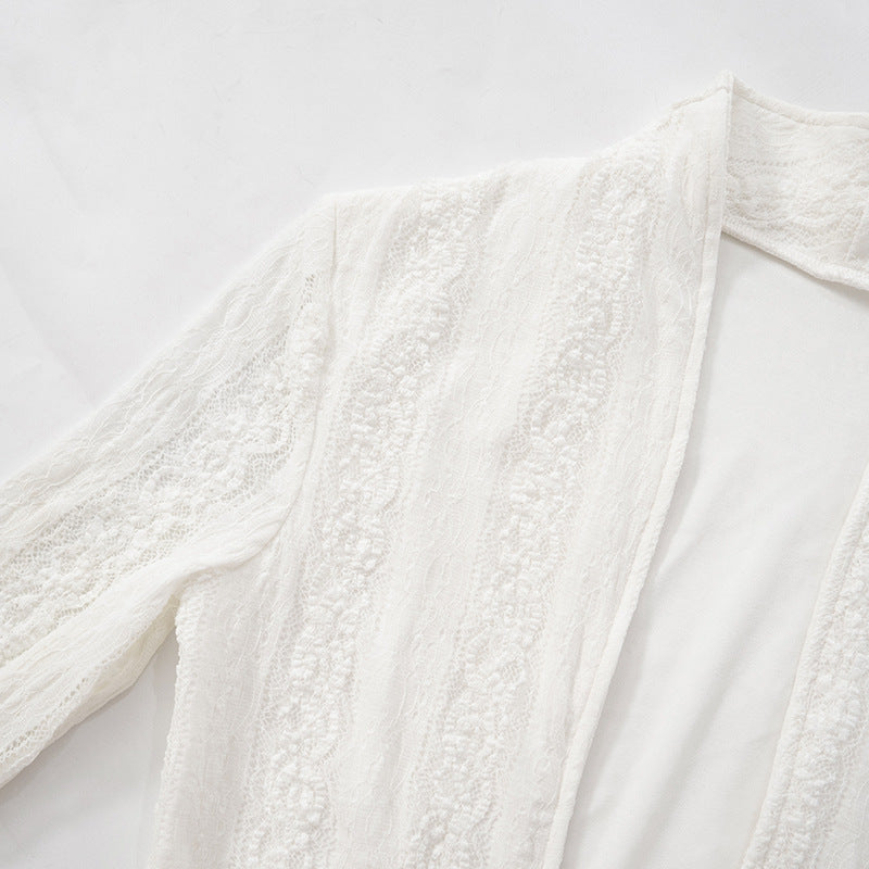 Low Collar Lace Top