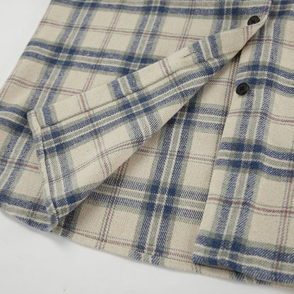 Loose Plaid Long Sleeve Shirt