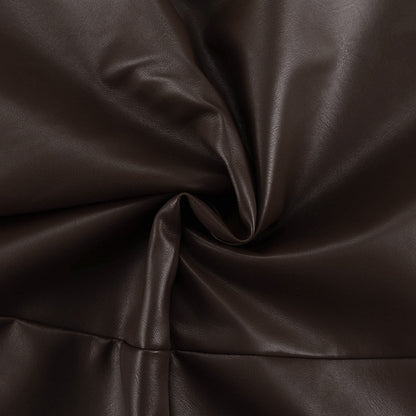 Leather Retro Slim-fit Skirt