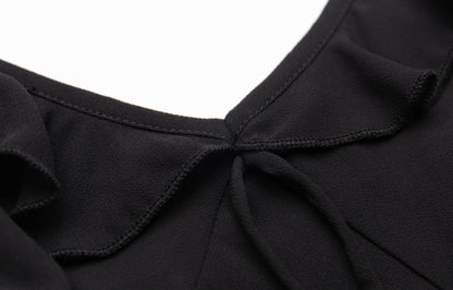 Vintage Ruffled Hip Dress