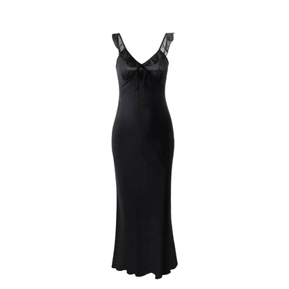 Vintage Ruffled Hip Dress