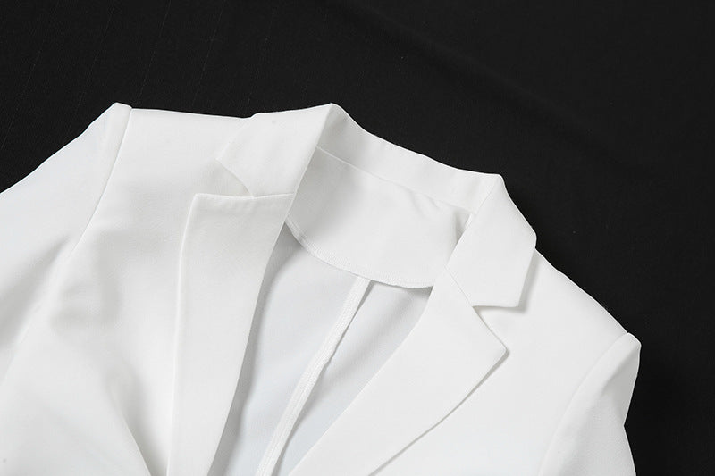 Hollow Twist Front Blazer