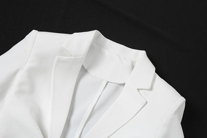 Hollow Twist Front Blazer