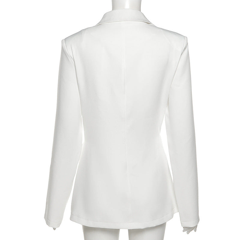 Hollow Twist Front Blazer