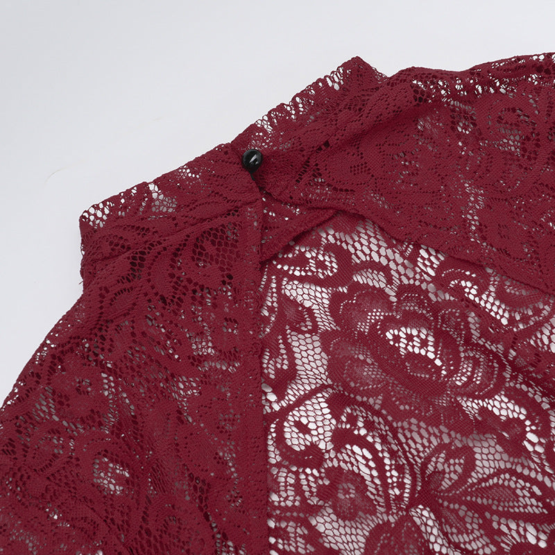 Lace Velvet Dress