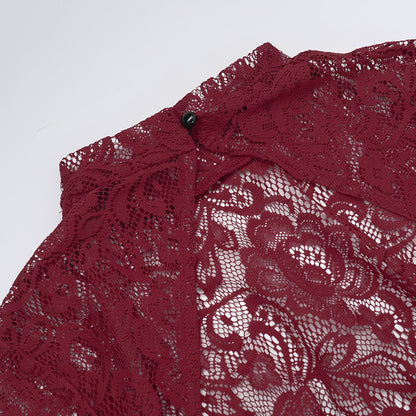 Lace Velvet Dress